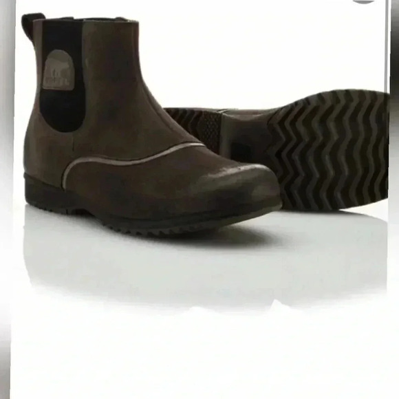Sorel Greely Waterproof Mens Chelsea Boots - Picture 2 of 6